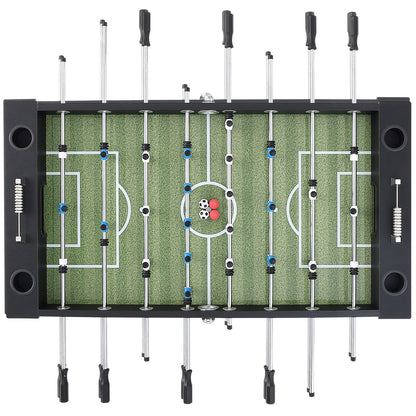 Foosball Table, 55 Inch Standard Size Foosball Table, Full Size Indoor Foosball Table for Home, Family and Game Room, Football with Foosball Table, Includes 4 Balls and 4 Cup Holders