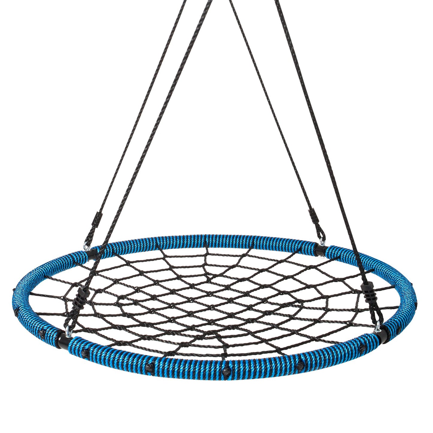 Spider Web Saucer Swing 40 tums runda gungor för barn utomhus 750 lbs