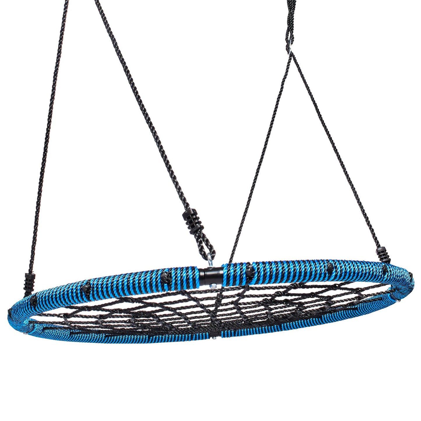 Spider Web Saucer Swing 40 tums runda gungor för barn utomhus 750 lbs
