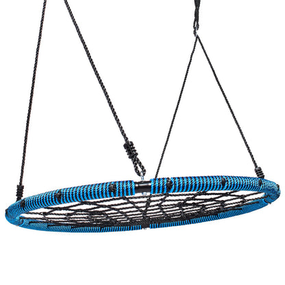 Spider Web Saucer Swing 40 tums runda gungor för barn utomhus 750 lbs