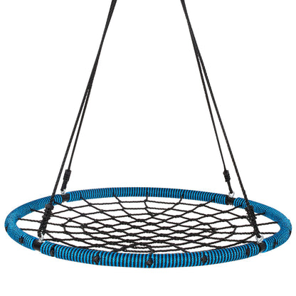 Spider Web Saucer Swing 40 tums runda gungor för barn utomhus 750 lbs