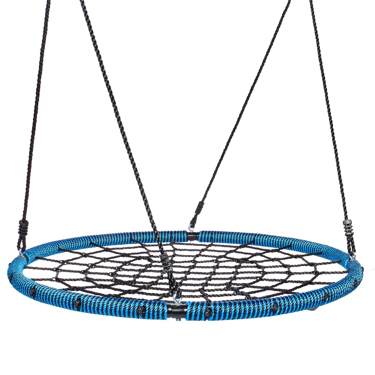 Spider Web Saucer Swing 40 tums runda gungor för barn utomhus 750 lbs